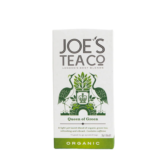 Joe’s Tea Co Queen Of Green Organic Tea (15 Pyramids)