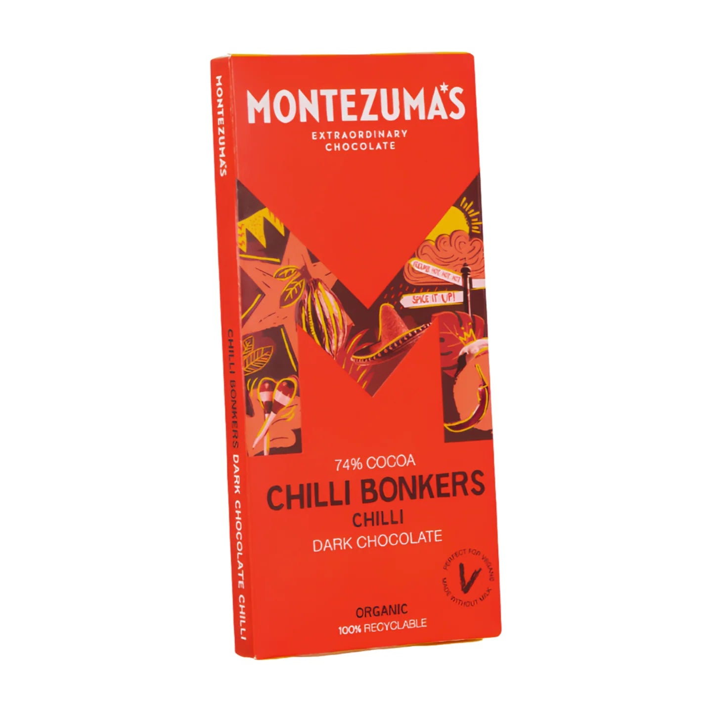 Montezuma’s Chilli Bonkers Dark Chocolate with Chilli (90g)