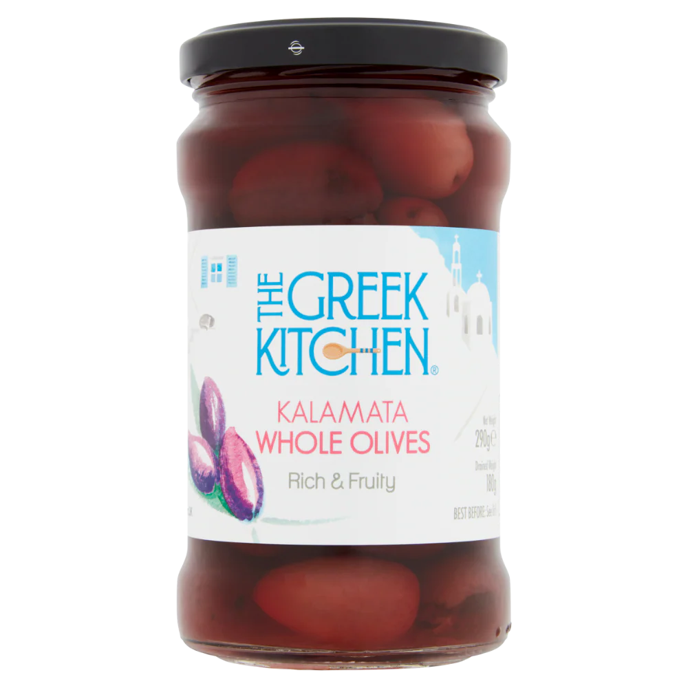 The Greek Kitchen Whole Kalamata Olives (290g)